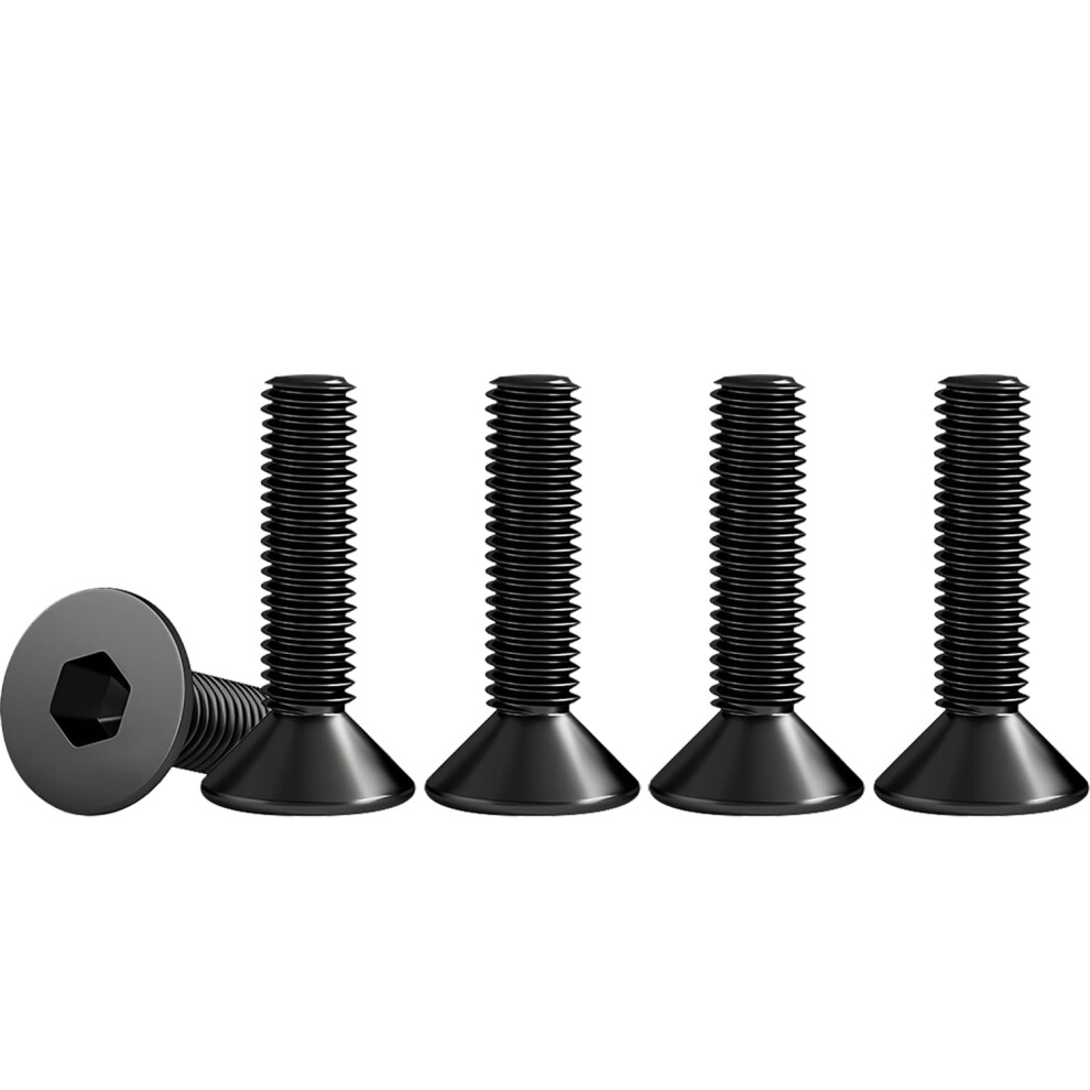Photos - Nail / Screw / Fastener Drenky M4 Stainless Steel Screws, Black Countersunk Bolts M4 X 20mm Hex Socket Countersunk Bolts DIN 7991 / ISO 10642 Machin