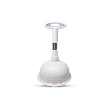 AZK 1x Powerful Suction Drain Plunger for Sinks, Bathrooms, Kitchens, Bath & Shower Drains - Soft Silicone Anti-Tear Drain Plunger Cleaner for Lawn