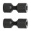 Black Aluminium 2 Hole Connector Pins Set 15