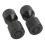 Black Aluminium 2 Hole Connector Pins Set 9