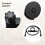 Black Handheld RV Shower Head with Hose and Wall Mount, Adjustable Knobs, Easy Camper Installation 4