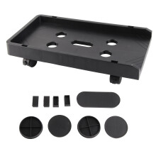 Computer Tower Stand With Thickened Frame Universal Wheel Stand Heat Dissipation Progressive Handbrake Practical Design Premium Material Mobile CPU