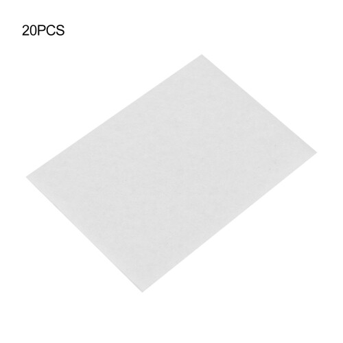 Ultra Soft Mask Filter Insert Breathable Material PM2.5 Particles Blocking Wide Application Customizable Cut Respiration Protection (20PCS)