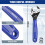 WORKPRO 200 mm Wide Mouth Adjustable Wrench, Metric Adjustable Spanner with Bi-Material Soft Grip 4