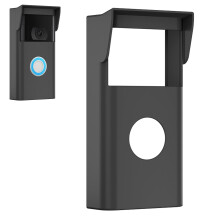 Silicone Skin Cover Compatible with Ring Video Doorbell 2nd Gen (2020 Release) Outdoor Doorbell Protector with Sun Visor Waterproof & UV Resistant