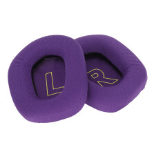 Padiglioni auricolari professionali viola per auricolare G733, rivestimento in rete traspirante e schiuma di ricambio