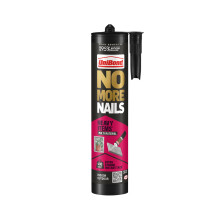 UniBond No More Nails All Materials Heavy Objects White Grab Adhesive, Extra Strong Construction Glue for Wood, Brick, Metal, Ceramic & Concrete, Ind