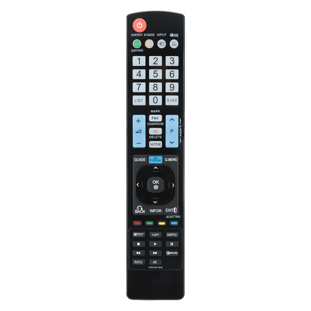 Work Well Replacement Remote Control Fit For Lg Lcd Led Smart Tv Compatible With Model Akb72914048 No Setup Needed Smooth Grip Ergonomic Design 9432746966288