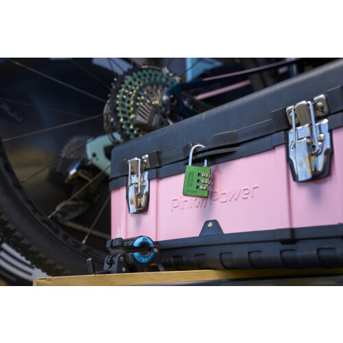 Abus ABUS Combination Lock 145/30 Green - Luggage Lock, Locker Lock and Much More. - Aluminium Padlock - Individually Adjustable Combination Code - ABUS S 1