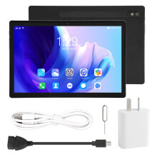 Dual Speakers Tablet 10.1 Inch Octa Core CPU Long Battery Life Waterproof Mount Tempered Glass Screen Bluetooth Keyboard Compatible