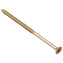 ForgeFix Multi-Purpose Single Thread Screws | 6.0 x 150mm | Zinc Yellow Passivat