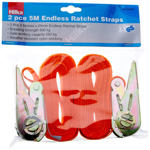 Hilka 2PC Endless Ratchet Strap