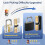 Lock Pick Set, Eventronic 17-Piece Lock Picking Tools with 2 Clear Practice and Training Locks for Lockpicking 5
