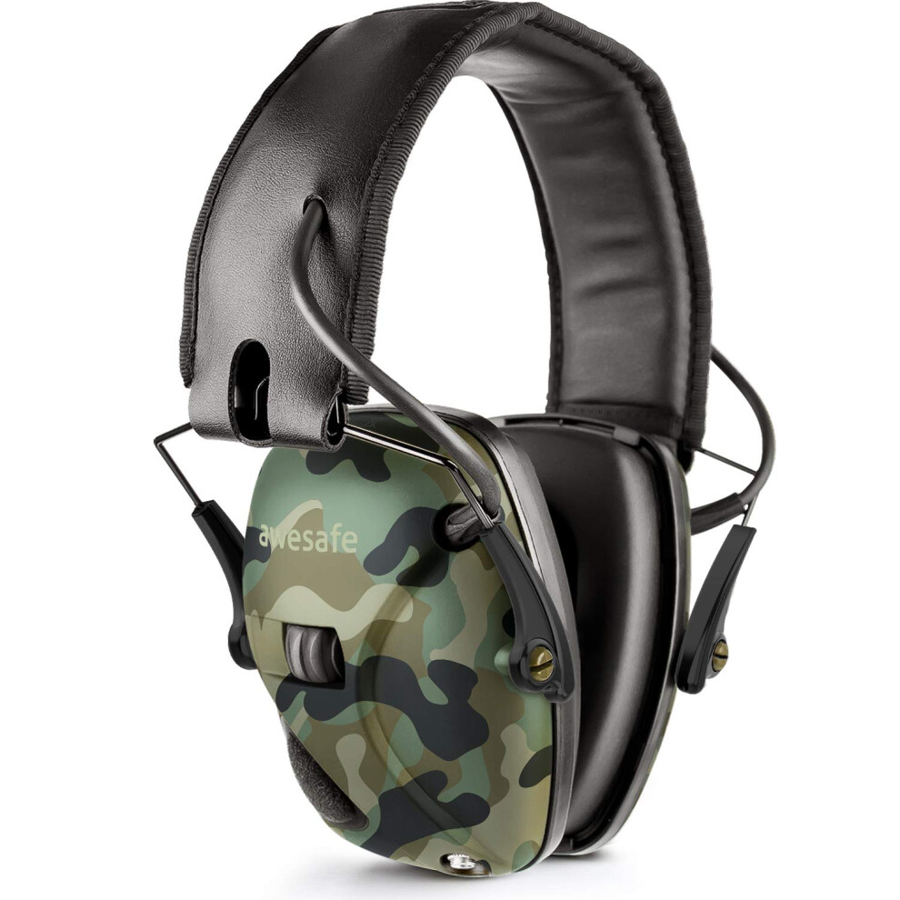 Photos - Safety Equipment awesafe GF01 Electronic Shooting Earmuffs Ear Defenders Noise Reduction Sound Amplification Electronic Safety Ear Muffs, Nrr