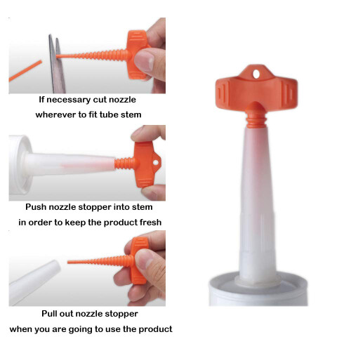 ORXPLUS TOOLS 4pcs Caulk Sealer, Caulk Saver Cap Tools 2