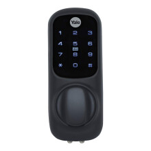 Yale Smart Living YD-01-CON-BL Keyless Connected Ready Smart Door Lock, 60mm Nightlatch Standard Security Black Cylinder, 60 mm Backset