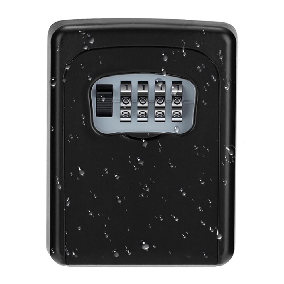 Photos - Safe ZHEGE Key  Wall Mounted, 4 Digit Combination Lockbox, Weatherproof Key Box Outdoor Indoor to Secure and Share House Keys