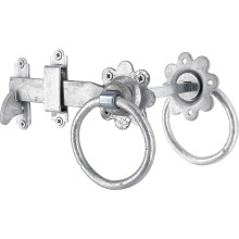 IRONTITE Ring Gate Latch, Heavy Duty Gate Latch for Wooden Gates, Auto Garden Gate Latch Ideal for Keeping Garden Gates and Doors Shut, Opened from