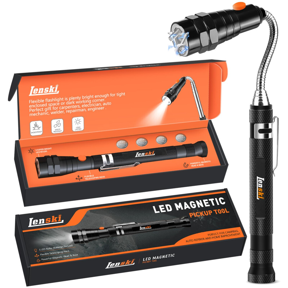Lenski Gifts For Men, Magnetic Torch, Led Magnetic Tool Gadgets For Mens, Birthday Gifts For Men, Father S Day Gifts From Daughter Son, Birthday Fath 5005427317163