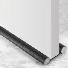 Draught Excluder for Doors With Double Sided Seal, Noise Blocker, Door Seal with Ideal Fit, Draught Insulator Strip Foam Seal Fits to Bottom of Door,