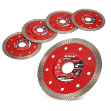 EZARC 115mm Diamond Cutting Disc, Super Thin Diamond Cutting Disc for Cutting Marble, Granite, Porcelain, Ceramic, Brick(5-Pack)