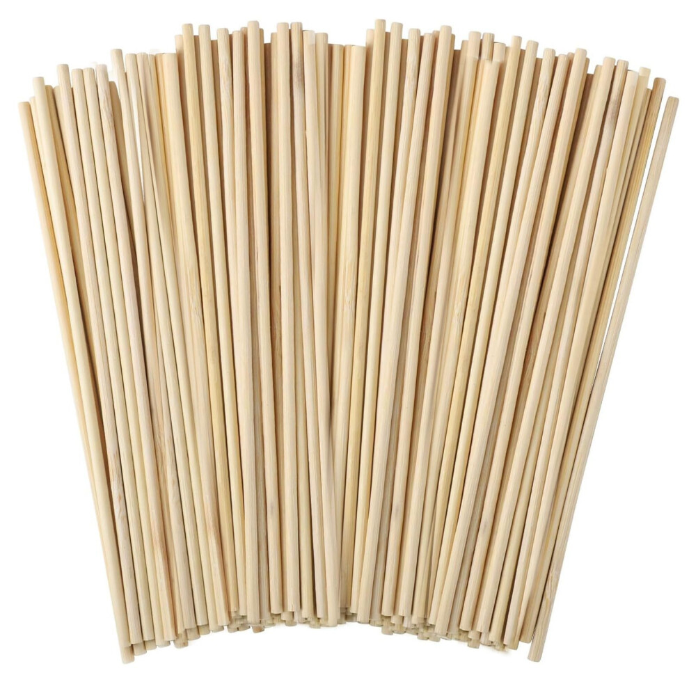 Wooden Sticks For Crafting, 100 Pcs Wooden Dowel Rods Round Wood Dowling Rods Hardwood Sticks For Crafts Diy 300Mm X 3Mm 5051226576140
