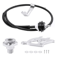 Clutch Cable Kit for 19962004 Ford Mustang V8 with Aluminum Triple Hook Quadrant and Firewall Adjuster