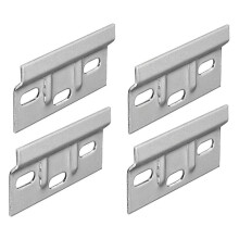 4 x Kitchen Cabinet Hanging Bracket Wall Mounting Hanger Plate 63 x 38mm