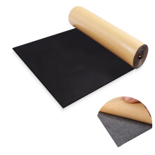 LSGCQ Self Adhesive Foam Sheets Neoprene Rubber Sheet Foam Roll for DIY Gaskets Shock Pads (300mm1.5mm1.5m, Black)