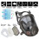 Faburo Safety Full Face Cover Dust Gas Face Cover with 10 Replaceable 2