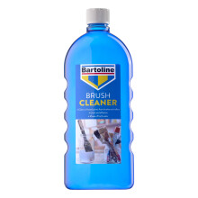 Bartoline Brush Cleaner 1L, Effective Oil-Based Paint Remover for Brushes and Rollers, Water-Soluble Solvent with Conditioning Formula