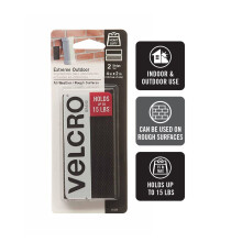 VELCRO Brand / Heavy Duty Stick On Strips / Cut-to-Length double Sided Hook & Loop / Self Adhesive Strips / Perfect for Room Décor & Home, Office, Ga