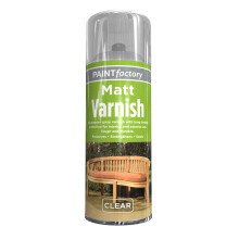 All Purpose MATT Varnish 400ML - Professional Satin Finish Spray Wood Color Paint