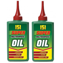 151 Products 2X Super Multipurpose Oil - 200ml, 20ml x 10, Bike Chain, Multipurpose, 0.26kg