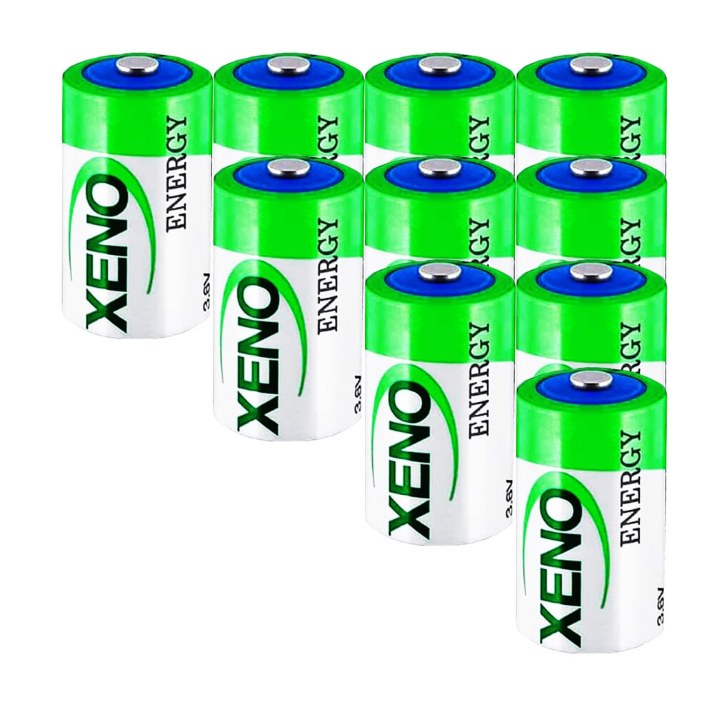 10 Pack Er14250 1/2Aa 3.6V 1200Mah Lithium Battery Pack For Xl050f Devices Longlasting Power 9070919975783