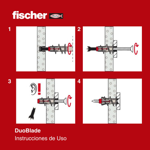 Fischer fischer DuoBlade LD innovative selfdrilling plasterboard plug strong p