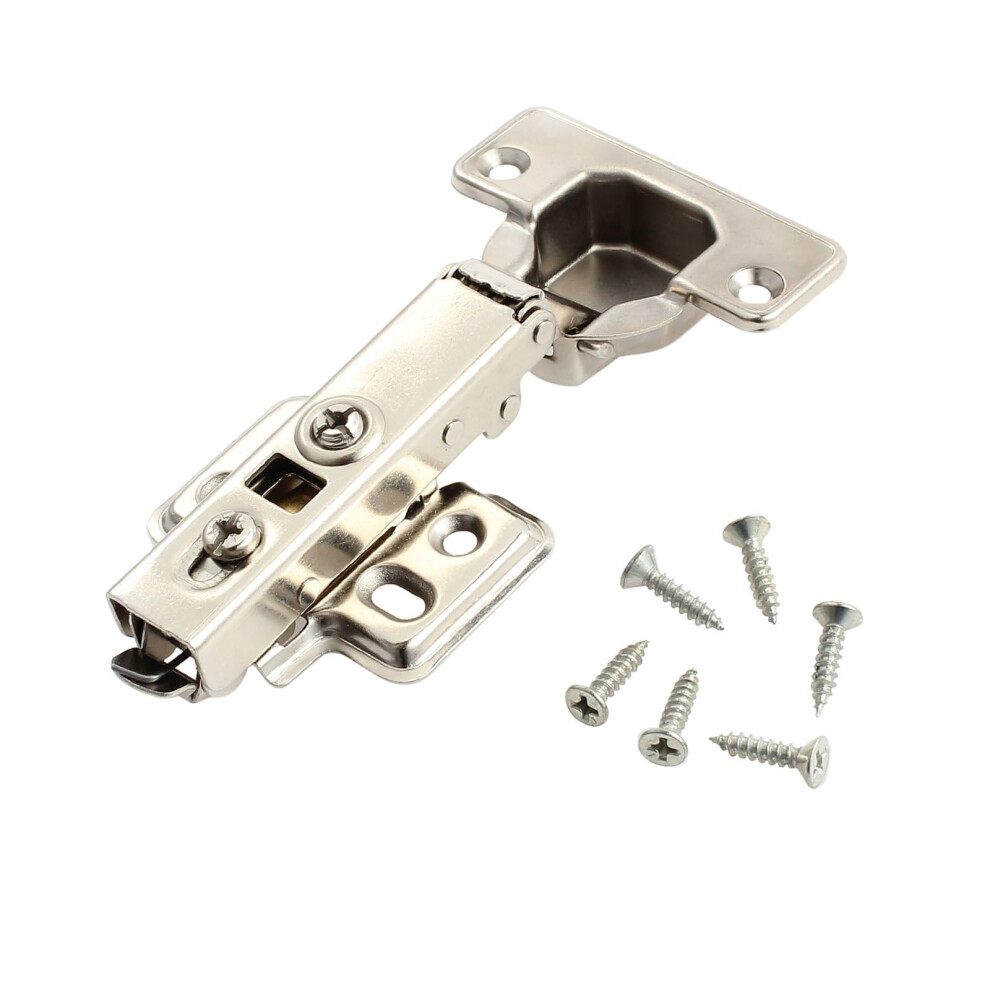 Kamtop 20 Pcs Cabinet Hinges, 110 Soft Close Kitchen Units Door Hinges With 120 Pcs Screws, 35Mm Full Overlay Wardrobe Hinges Mute Concealed Cupboar 5003039966090