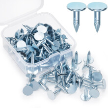 oumuik 100pcs Roofing Nails Felt Clout Nails for Wood Sheds Summer Houses Outdoor