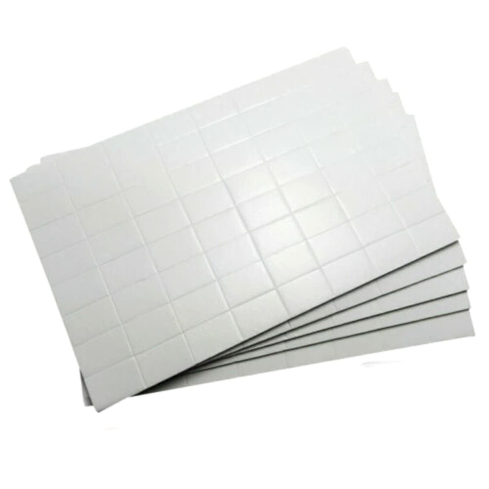 Fixte 320 X Double Sided Sticky Pads 20Mm X 12Mm Mounting Adhesive Work Office Home Art Craft Foam Tabs 9416948948686