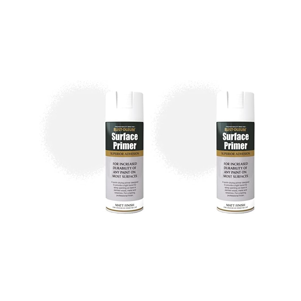 Rust-Oleum Ae0040028e8 400Ml Surface Primer (Pack Of 2) White