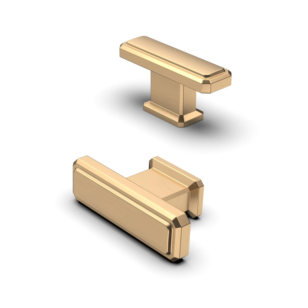 Furniware 10 Pcs Cabinet Knobs Pulls Handles, Champagne Bronze Drawer Pulls Door Handles, Furniture Cupboard Drawer Cupboard Dresser Handles And Knob 77545855