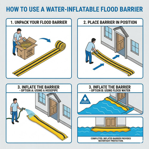 Floodshield Flood Sock 3m Barrier 1