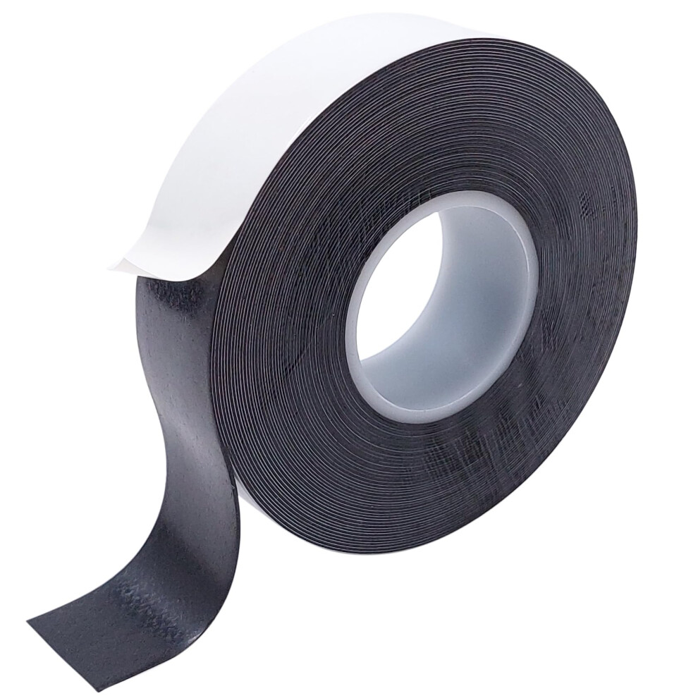 Armakit 25Mm Self Amalgamating Black Tape - 10M Waterproof, High Voltage Insulation, Strong Leak Repair 76475955