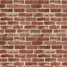 ZHMRROAD Red Brick Wallpaper Peel and Stick Vintage Rustic 3D Brick Effect Self Adhesive Wallpaper for Living Room Bedroom Fireplace Feature Wall