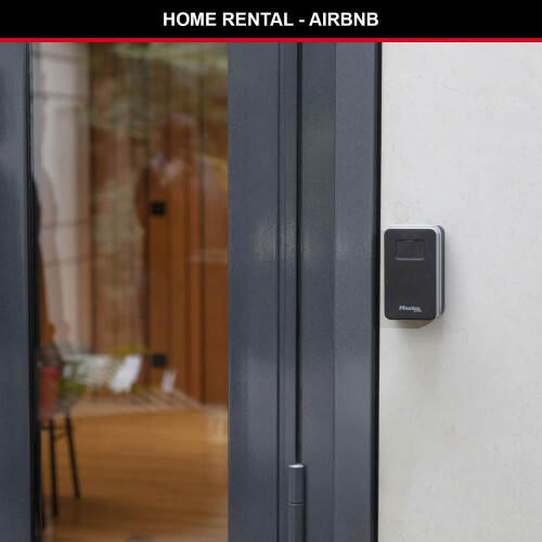 Master Lock Master Lock Key Safe Wall Mounted Pull to Open Medium Size Outdoor, Mounting Kit, for Home Office Industry 1