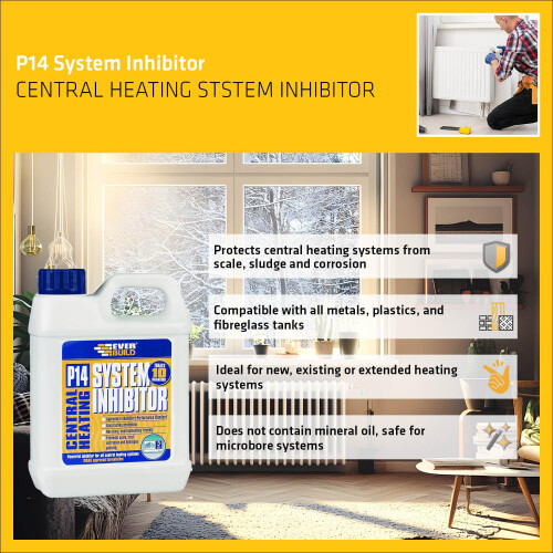 Everbuild Everbuild P14 Central Heating System Inhibitor, 1 Litre 1
