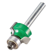 Trend CraftPro Guided Rounded Over Router Cutter Bit, 1/4 Inch Shank, 4.8mm Radius and 12.7mm Cut Length, Tungsten Carbide Tipped, C075X1/4TC