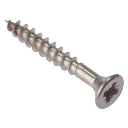 Forgefix ForgeFix Multi-Purpose Single Thread Screws | 3.5 x 20mm | A2 Stainless Steel | Box 200