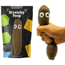 Gifton - Stretchy Poo Stress Relief Ball Fake Poop - Novelty 2020 Design - Gift for Boys Girls Men Women Teen Kids - Funny Birthday Joke Prank Presen