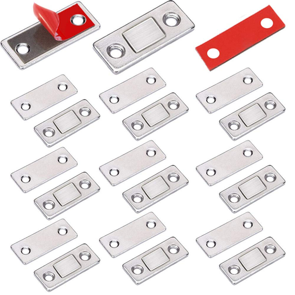 Photos - Furniture Hardware Magnetic Door Catch Jiayi 10 Pack Ultra Thin Cabinet Door Magnets Cupboard Magnetic Catches and Latches Stainless Steel Furn